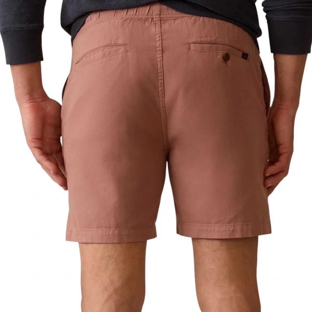 Faherty Essential Stretch Shorts Mens XXL Cedar Rose Comfort New